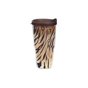  Tervis Tumbler Tiger with Brown Lid: Home & Kitchen