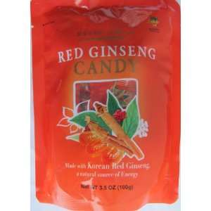 Korean Red Ginseng Candy 3.50 Ounce: Grocery & Gourmet Food
