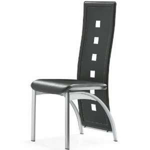  Lexington Modern Tuxedo Dining Chair, Black: Home 