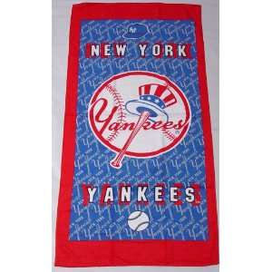    New York Yankees MLB 30x60 Beach/Bath Towel: Sports & Outdoors