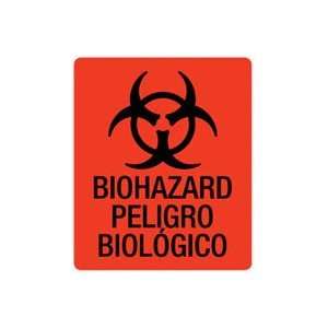 LDNCTL18175C Label Biohazard Red Fluorescnt 5Wx6H 5 Per Pack by Office 