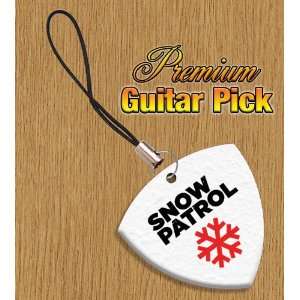  Snow Patrol Mobile Phone Charm Bass Guitar Pick Both Sides 