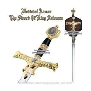  Medieval Israel King Solomon Crusader Knight Sword Sports 