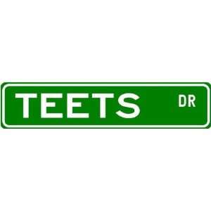  TEETS Street Name Sign ~ Family Lastname Sign ~ Gameroom 