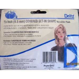  Dritz 3/8 Covered Set In Shape SHOULDER PADS 1 Pair 