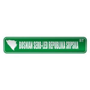 BOSNIAN SERB LED REPUBLIKA SRPSKA ST  STREET SIGN CITY BOSNIA AND 