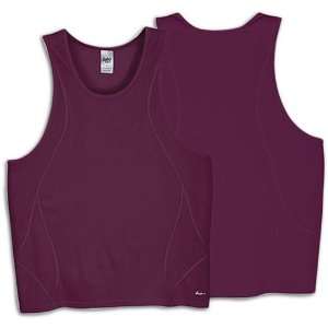   Eastbay Mens Solid Color Singlet ( sz. M, Maroon ): Sports & Outdoors