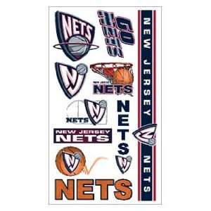  New Jersey Nets Tattoo Sheet *SALE*: Sports & Outdoors