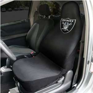  Oakland Raiders Black Team Logo Car Seat Cover: Sports 