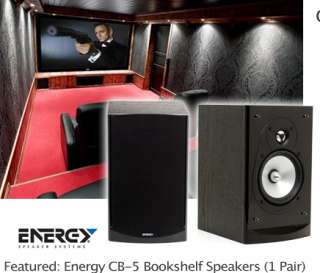   ENERGY CB5 Speakers CB 5 100W Bookshelf Speakers (Pair, Black)  