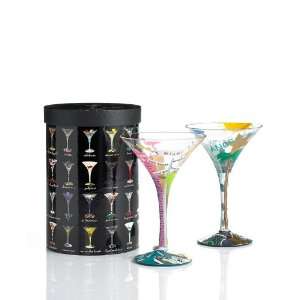  Lolita Glassware, City tini Martini Glass Collection 