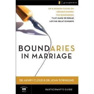  Boundaries in Marriage Participants Guide (Paperback):  N 