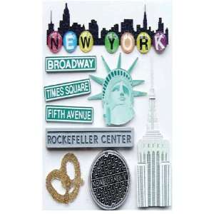  Boutique Dimensional Stickers New York
