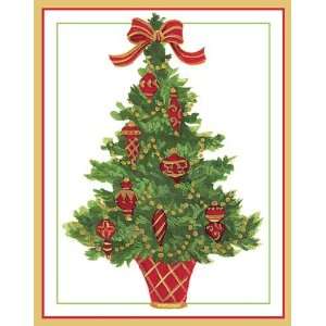  Tiny Holiday Tree Boxed Christmas Cards: Health & Personal 