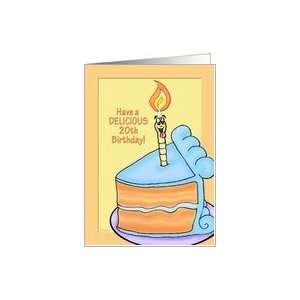  Tasty Cake Humorous 20th Birthday Card Card Toys & Games