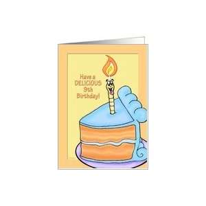  Tasty Cake Humorous 9th Birthday Card Card Toys & Games