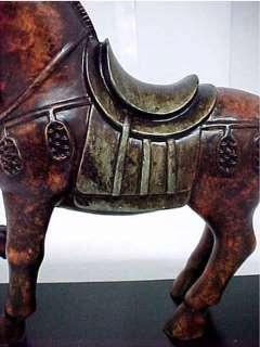 Beautiful Tang Dynasty Asian Prancing Horse Statue  