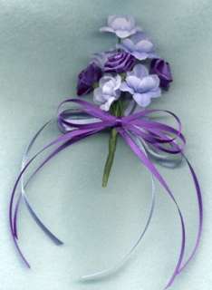 LINHILL BARBIE BRIDE BOUQUET PURPLE & BLUE FLOWERS  