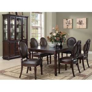  Coaster Davina DinSet BrChe Davina Dining Set   Brown 