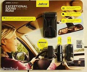   JOURNEY Bluetooth In Car Speakerphone Speaker Vehicle Black + BONUS