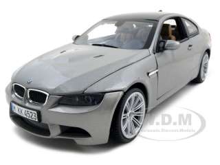 BMW M3 E92 COUPE GREY 118 DIECAST MODEL CAR  