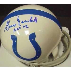  Gino Marchetti (Baltimore Colts) Football Mini Helmet 