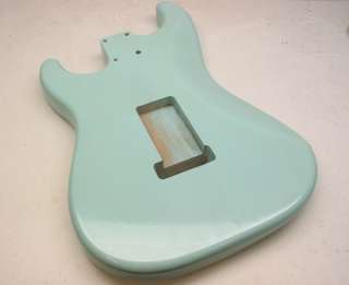 Custom Nitro 60s Alder Body For Strat Minimal Aged   Sonic blue  