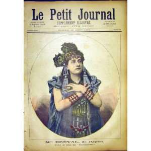  Portrait Breval Opera Salammbo French Print 1892