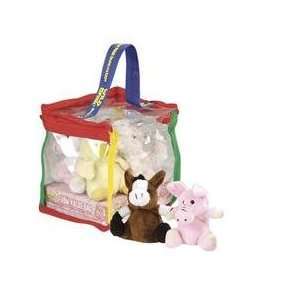  Baby Farm Animals Value Bag. 5 Piece Assortment: Toys 