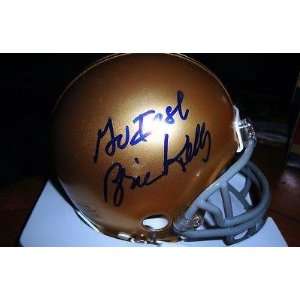  Brian Kelly Autographed Mini Helmet   Notre Dame w coa 