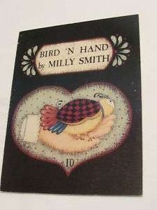 1985 Milly Smith Bird n Hand Book #10 Tole Paint Art  