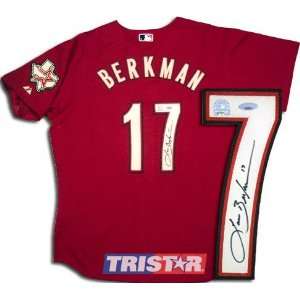   Berkman Houston Astros Autographed Brick Jersey