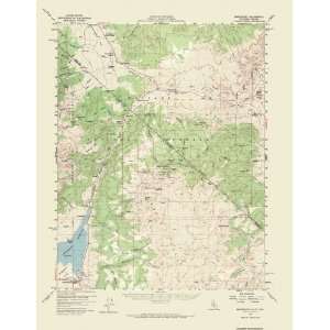   USGS TOPO MAP BRIDGEPORT QUAD CALIFORNIA (CA/NV) 1958: Home & Kitchen