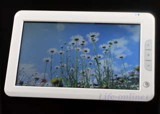   White touch screen ebook Reader E book eReader MP4 MP5 EPUB HD  