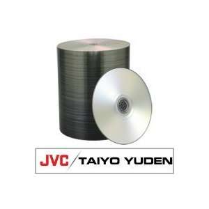  100 JVC Taiyo Yuden 52X CDR (CD R) 80min 700MB Silver 