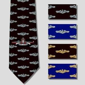 Submarine Deterrence Patrol Necktie Boomer Tie Dolphin  