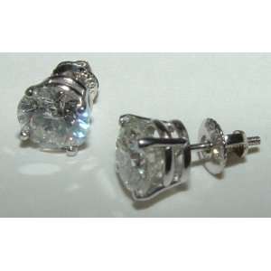   CARAT diamond stud earrings ear ring solitaires NEW: Everything Else