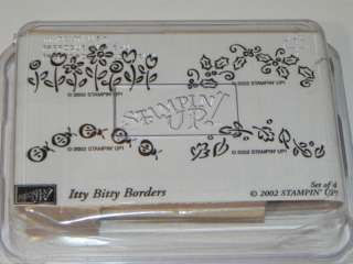 Stampin Up Itty Bitty Borders Stamp Set 4 Lady Bugs +  