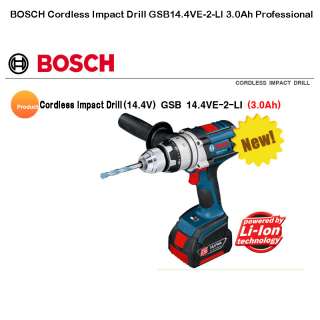 BOSCH Cordless Impact Drill GSB14.4VE 2 LI 3.0Ah Professional 2Battery 
