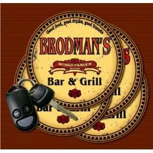  BRODMANS Family Name Bar & Grill Coasters Kitchen 