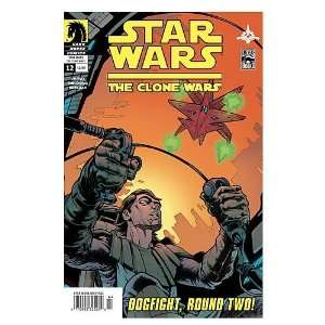   Star Wars The Clone Wars #12 Comic Dogfight, Round Two Toys & Games