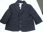 New Janie Jack Boys Wool Suit Blazer Jacket Navy Blue 3 6 Months items 