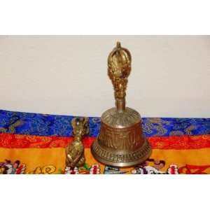  Tibetan Buddhist Sound Offering Bell and Dorje 6.5 Inches 