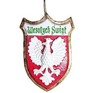  Wesotych Swiat Polish Greeting Christmas Ornament 