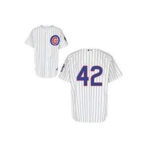 Chicago Cubs Authentic Jackie Robinson Tribute Jersey   White/Royal 56 