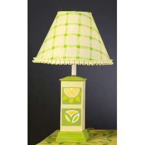    Yellow Green Mod Flower Square Column Lamp: Home Improvement