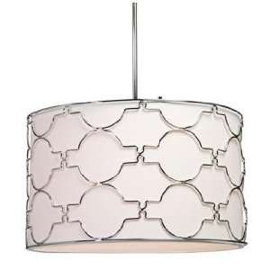  Artcraft Morocco 23 Wide Chrome Pendant Light: Home 