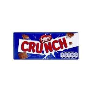 Nestle Crunch Milk Block 100g   Pack of 6  Grocery 