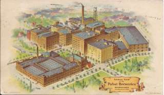 Pabst Breweries, Milwaukee postcard  