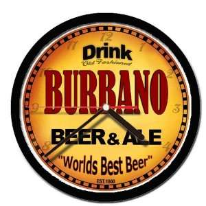  BURBANO beer and ale cerveza wall clock: Everything Else